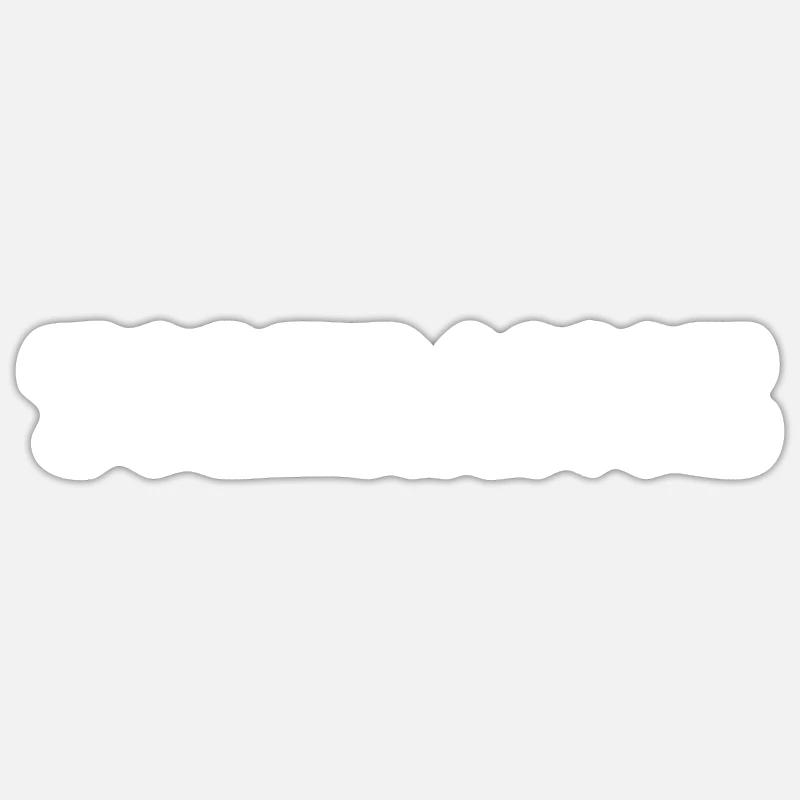 Tolerance - Sticker taille S (10 x 10 cm) - blanc mat