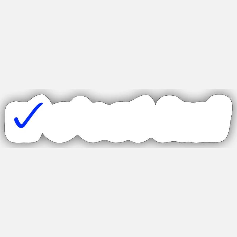 C'est lui ! - Sticker taille S (10 x 10 cm) - blanc mat