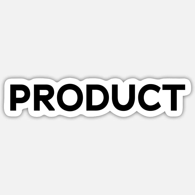PRODUCT Design, Brand, Type, Typography, Statement Sticker size S (10 x 10 cm)
