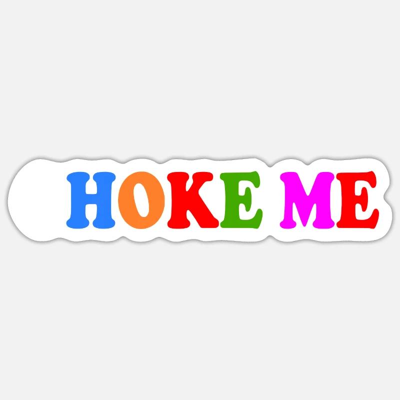 Choke me - Sticker size S (10 x 10 cm) - white matte