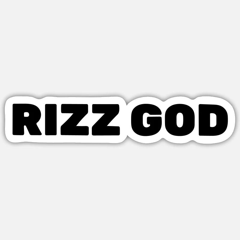 Riz bon - Sticker taille S (10 x 10 cm) - blanc mat