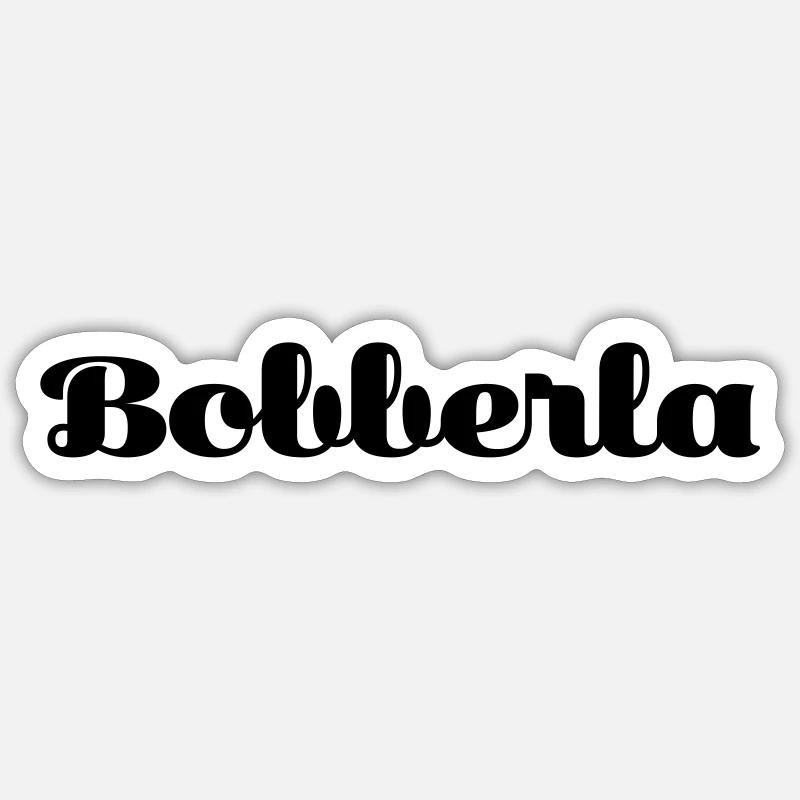 Le bobberla - Sticker taille S (10 x 10 cm) - blanc mat