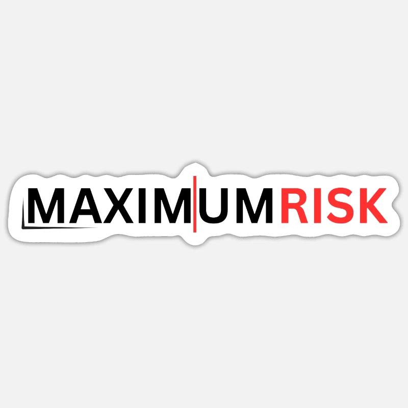 Maximum Risk Sticker Größe S (10 x 10 cm)