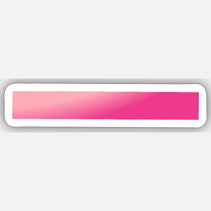 Pink Gradient Bars Sticker size S (10 x 10 cm)