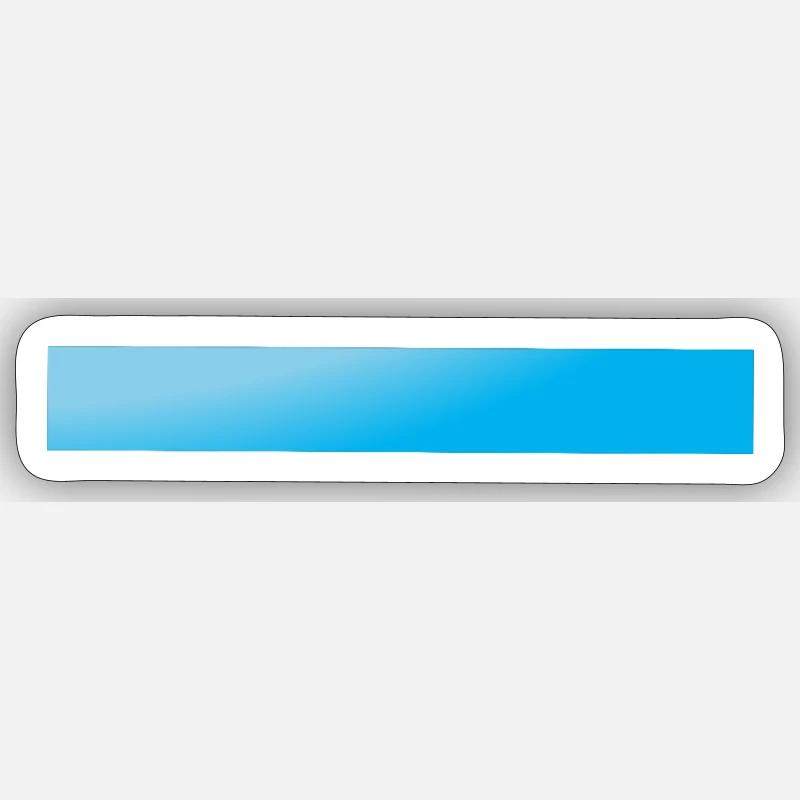 Ice Blue Gradient Bars Sticker size S (10 x 10 cm)