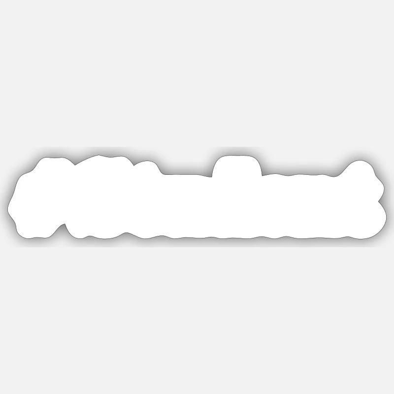 #Student Logo Weiß Sticker Größe S (10 x 10 cm)