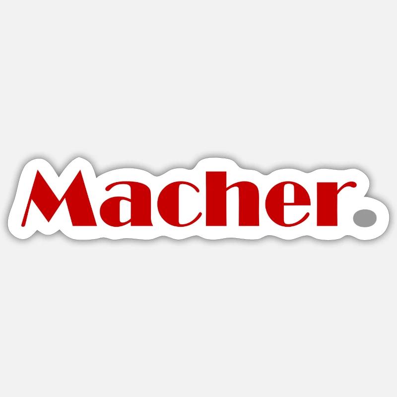 Macher Sticker Größe S (10 x 10 cm)