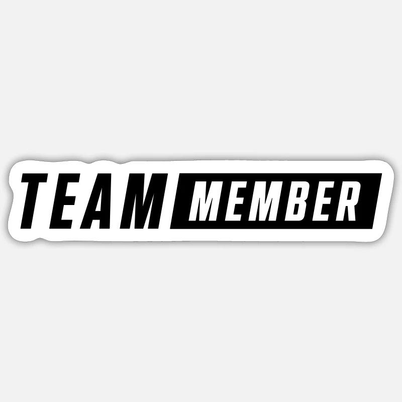 Équipier - Sticker taille S (10 x 10 cm) - blanc mat