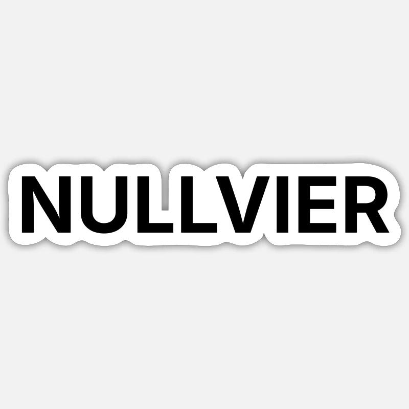 ZÉRO QUATRE - Sticker taille S (10 x 10 cm) - blanc mat