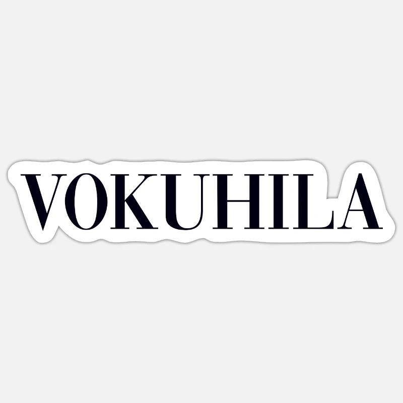 mullet - Sticker size S (10 x 10 cm) - white matte