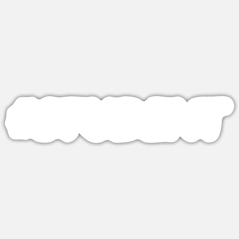 #STUDENT - Sticker taille S (10 x 10 cm) - blanc mat