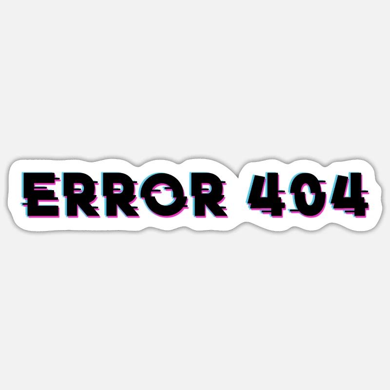 internet error 404 - Internet Erreur 404 Sticker taille S (10 x 10 cm)