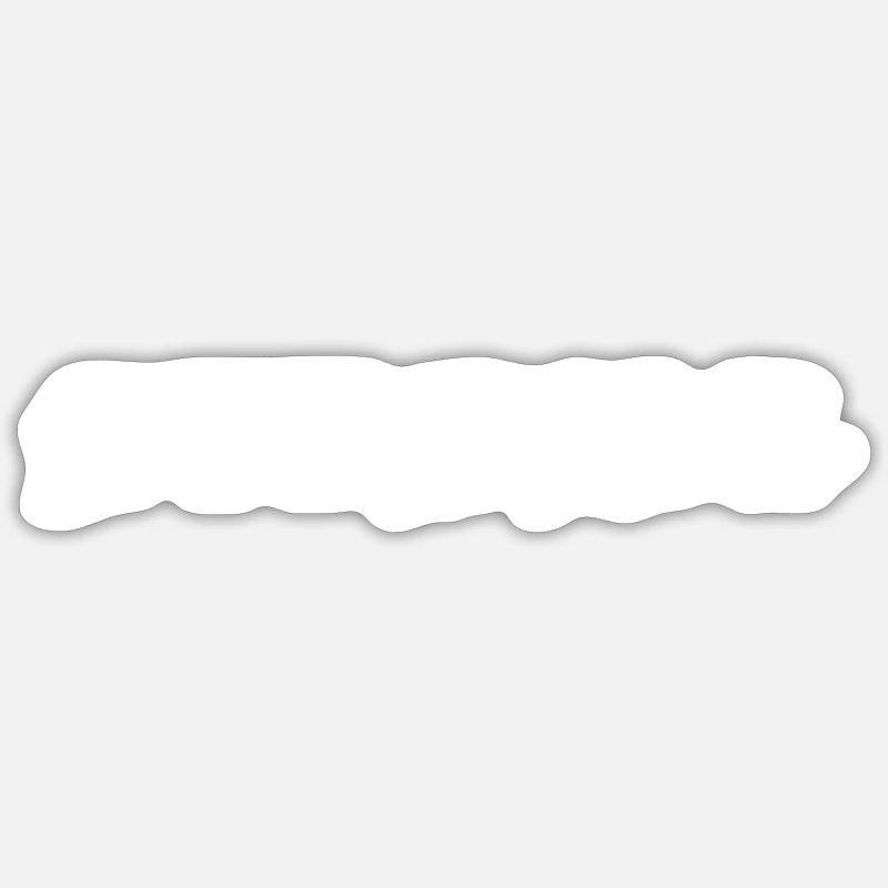 strong stark - Sticker Größe S (10 x 10 cm) - Mattweiß