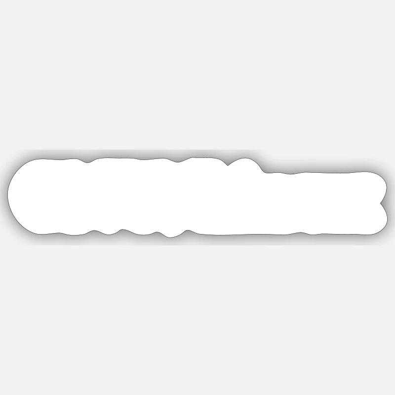 Linux - Sticker taille S (10 x 10 cm) - blanc mat