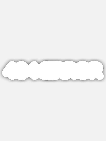 - Sticker Größe S (10 x 10 cm) - Mattweiß