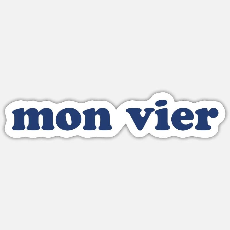 mon vier ! - Sticker taille S (10 x 10 cm) - blanc mat