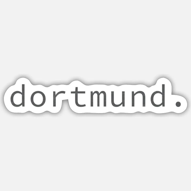 dortmund. Sticker Größe S (10 x 10 cm)