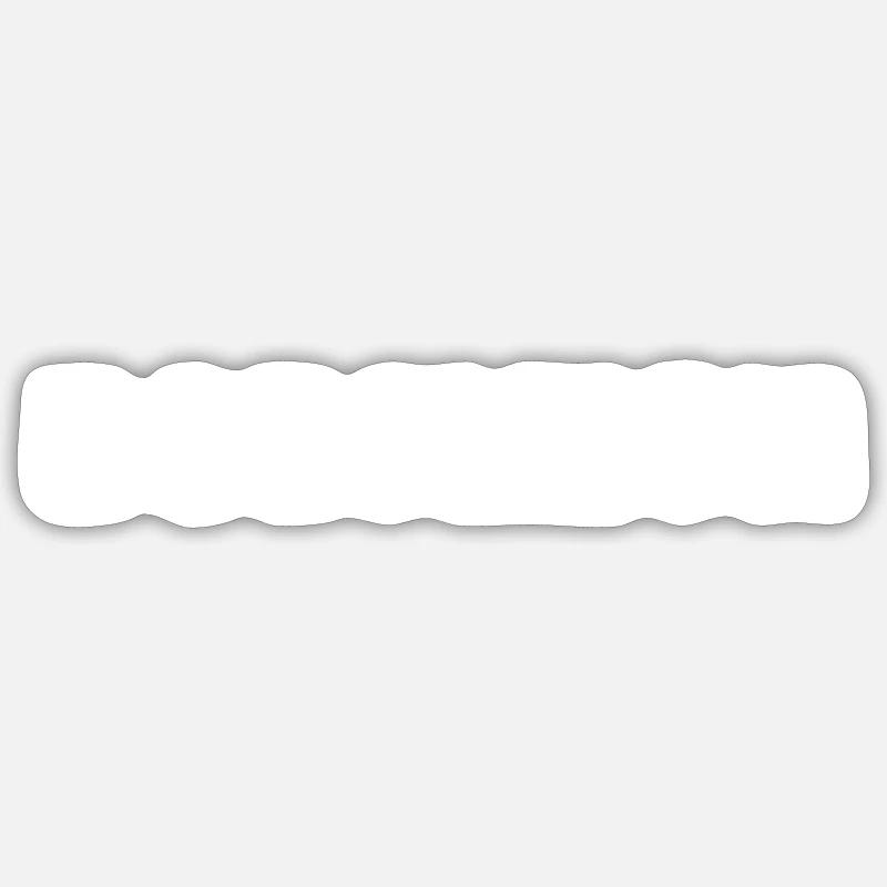 Sweatshirt bobsleigh - Sticker taille S (10 x 10 cm) - blanc mat