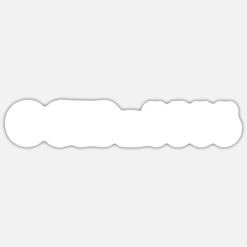 och nööö - Sticker Größe S (10 x 10 cm) - Mattweiß