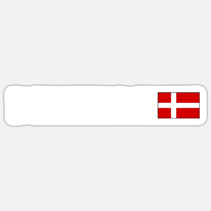 Denmark - Sticker size S (10 x 10 cm) - white matte