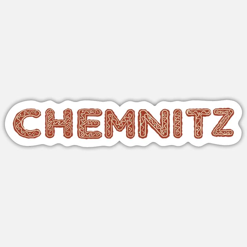 Chemnitz Lebkuchen Sticker Größe S (10 x 10 cm)