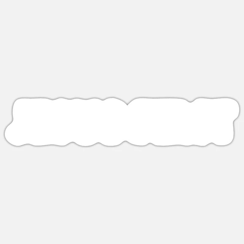 Jesus first - Sticker taille S (10 x 10 cm) - blanc mat
