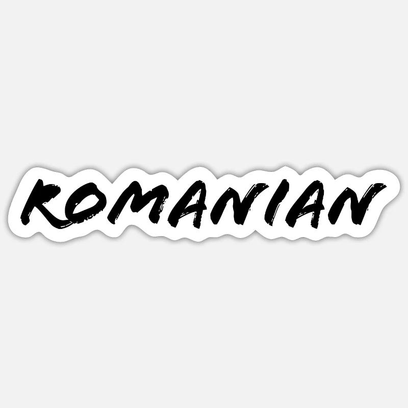 rumänisch Sticker Größe S (10 x 10 cm)
