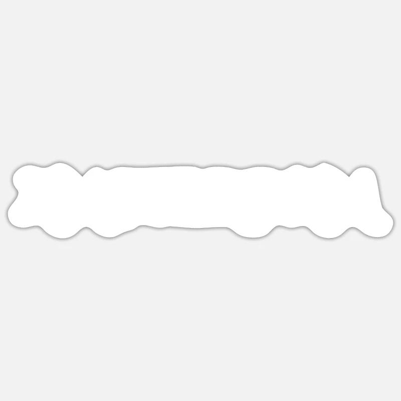Amsterdam - Sticker Größe S (10 x 10 cm) - Mattweiß
