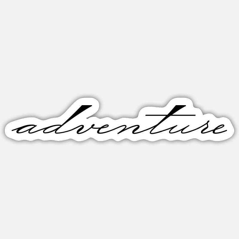Aventure Sticker taille S (10 x 10 cm)
