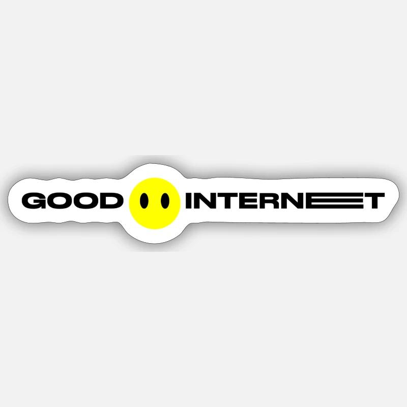 GOOD INTERNET Sticker Größe S (10 x 10 cm)
