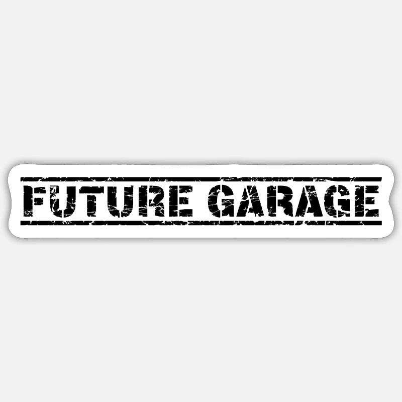 Future Garage Sticker Größe S (10 x 10 cm)