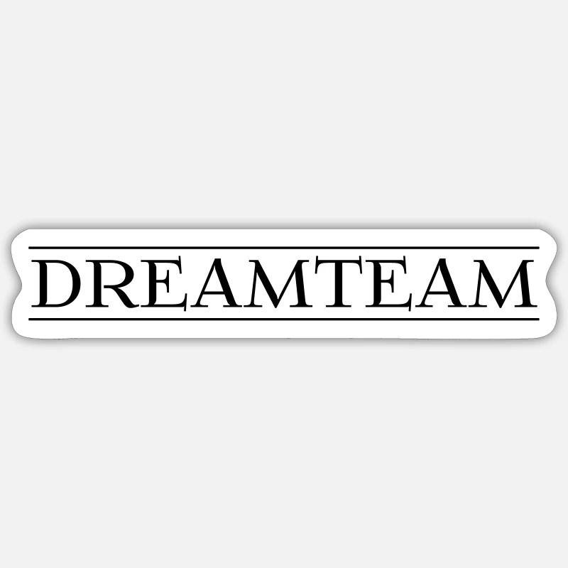 dreamteam Sticker Größe S (10 x 10 cm)