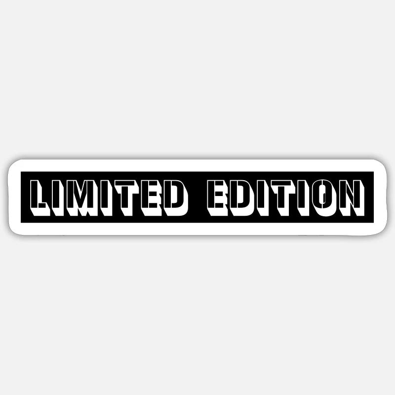 Édition limitée - Sticker taille S (10 x 10 cm) - blanc mat