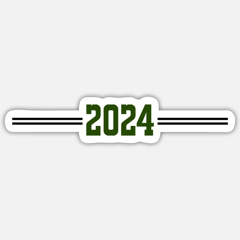 2024 - Sticker taille S (10 x 10 cm) - blanc mat