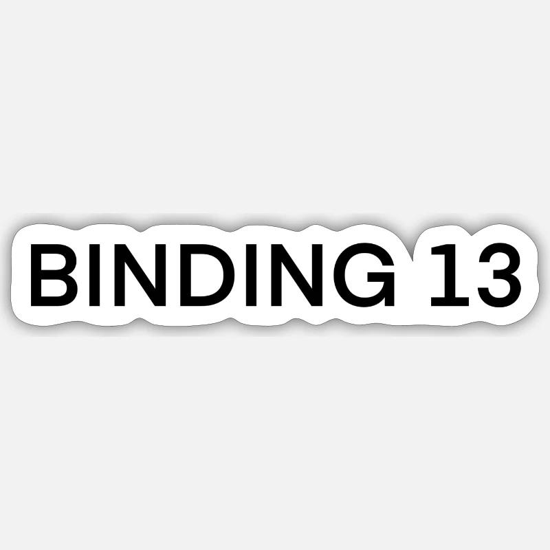 Binding 13 Sticker size S (10 x 10 cm)