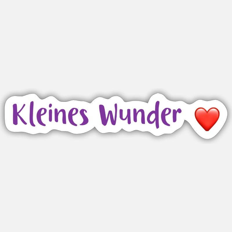 Small miracle - Sticker size S (10 x 10 cm) - white matte