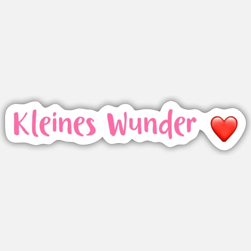 small miracle - Sticker size S (10 x 10 cm) - white matte