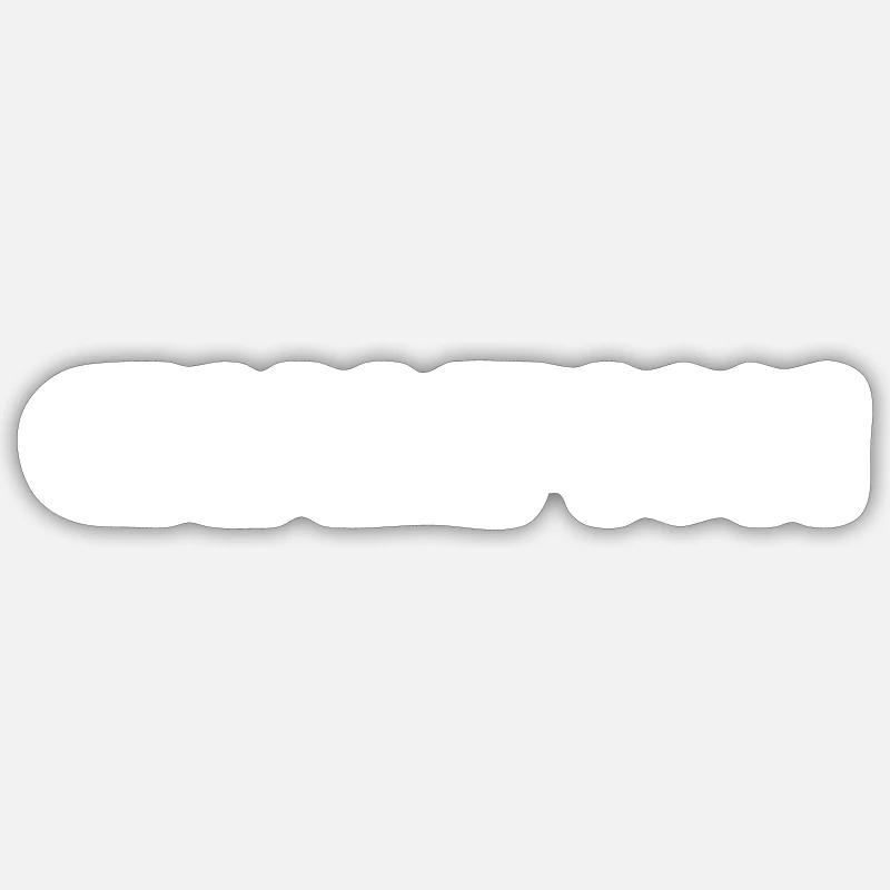 Champion - Sticker Größe S (10 x 10 cm) - Mattweiß