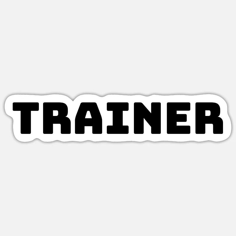COACH - Sticker size S (10 x 10 cm) - white matte