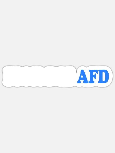Fick die afd - Sticker Größe S (10 x 10 cm) - Mattweiß