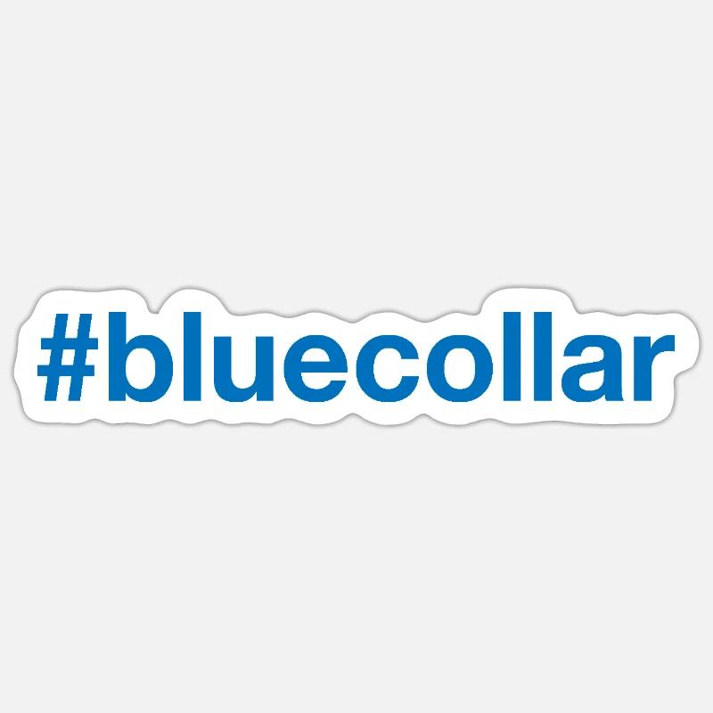 COL BLEU Hashtag Sticker taille S (10 x 10 cm)