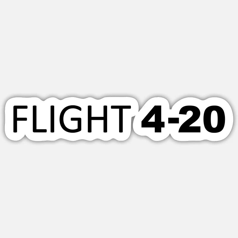 Flight 420 Sticker Größe S (10 x 10 cm)