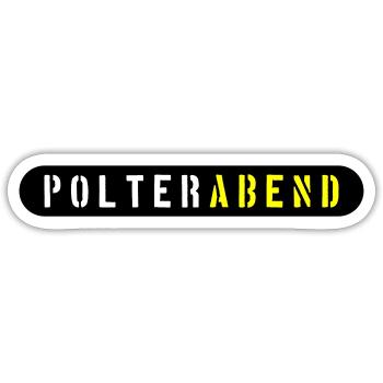 Polterabend Polterhochzeit - Sticker Größe S (10 x 10 cm) - Mattweiß - Vorne