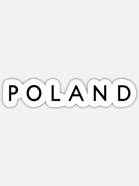 Poland - Sticker Größe S (10 x 10 cm) - Mattweiß