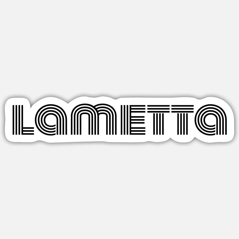 Tinsel - Sticker size S (10 x 10 cm) - white matte