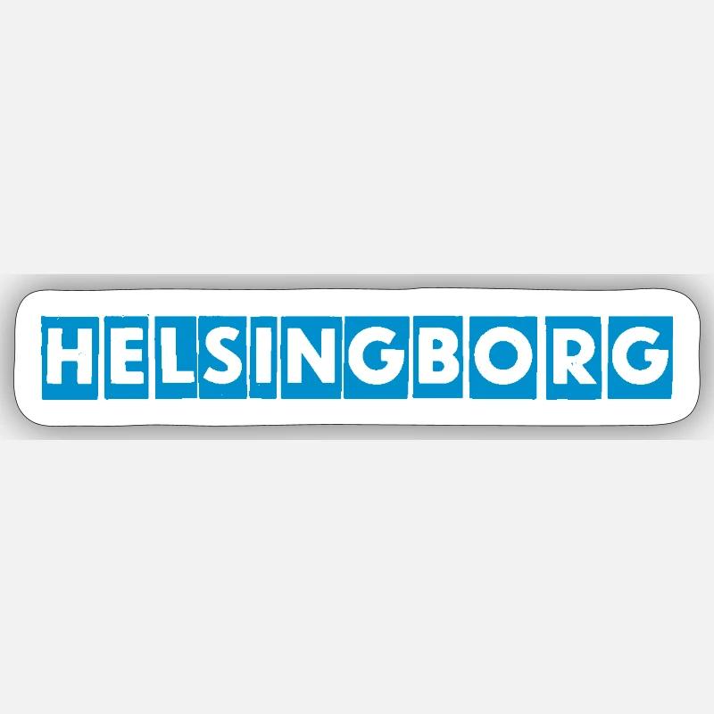 Lettres majúscules de Helsingborg Sticker taille S (10 x 10 cm)