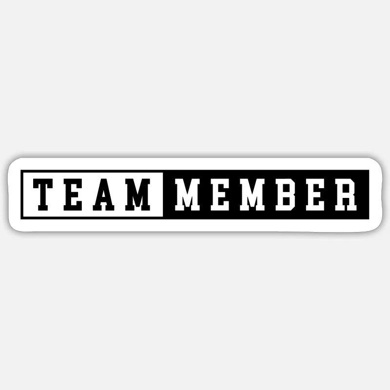 Équipier - Sticker taille S (10 x 10 cm) - blanc mat