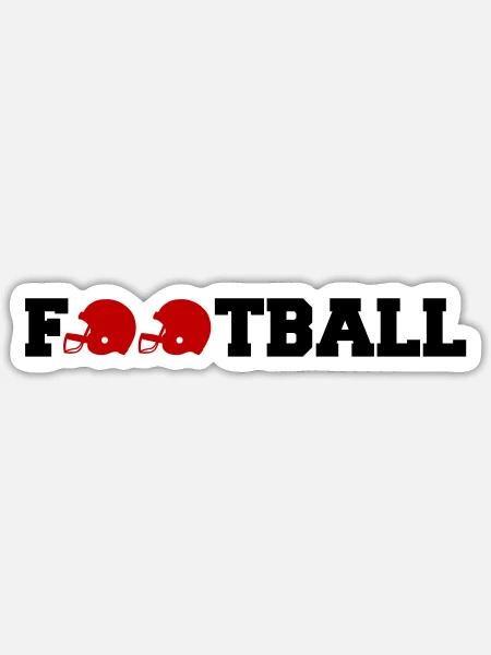 Rotes Helmduo Sportdesign - Sticker Größe S (10 x 10 cm) - Mattweiß