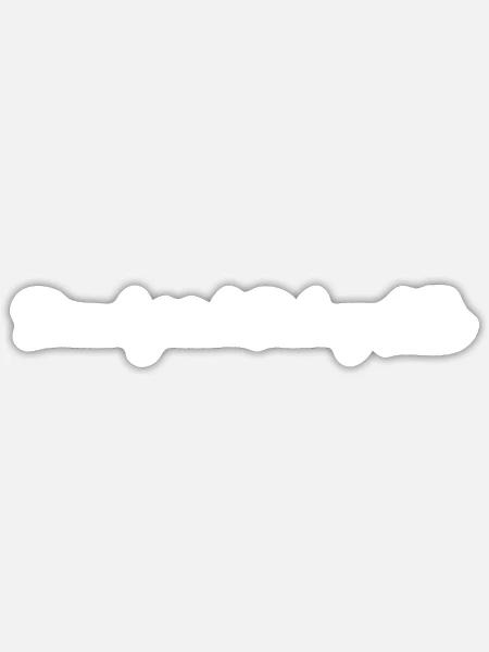 Tiermedizinische FA - Sticker Größe S (10 x 10 cm) - Mattweiß