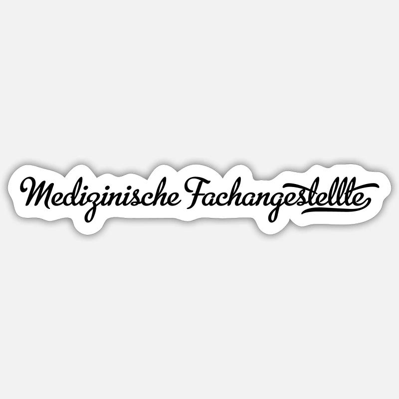 mfa - Sticker Größe S (10 x 10 cm) - Mattweiß